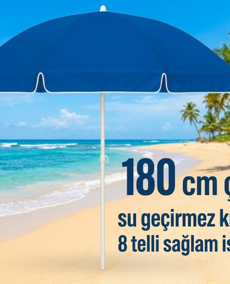Plaj Şemsiyesi Sabit 180 cm Plaj Şemsiyesi Sabit 180 cm