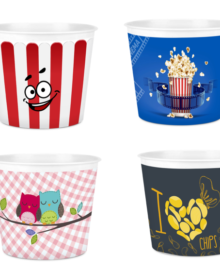 Popcorn Mısır Kovası Dekoratif - DEV BOY