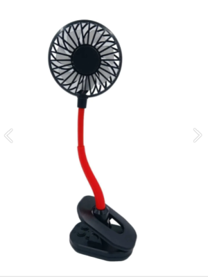 Portatif Işıklı Mini Klipsli Fan