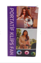 Portatif Işıklı Mini Klipsli Fan