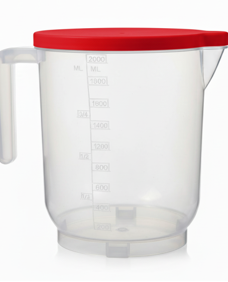 Pratik Mutfak Ölçü Kabı - 2 Litre Dereceli Şeffaf Hazne BPA Free Pratik Mutfak Ölçü Kabı - 2 Litre Dereceli Şeffaf Hazne BPA Free
