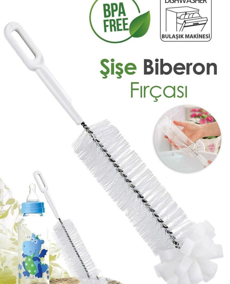 Premium Lüks Şişe ve Biberon Fırçası - Ultra Dayanıklı Profesyonel Temizlik & Kristal Parlaklık