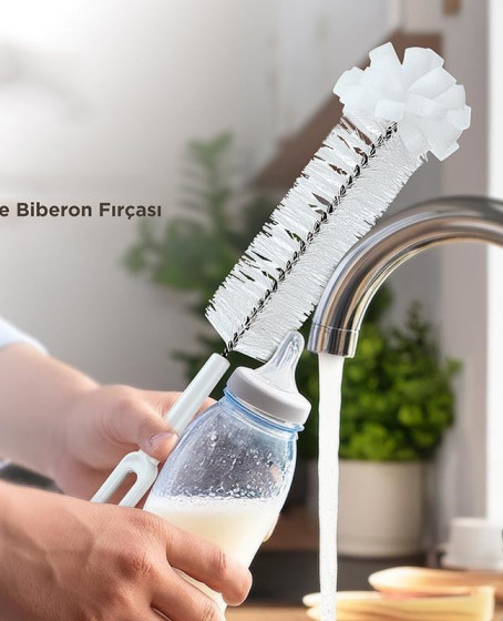 Premium Lüks Şişe ve Biberon Fırçası - Ultra Dayanıklı Profesyonel Temizlik & Kristal Parlaklık