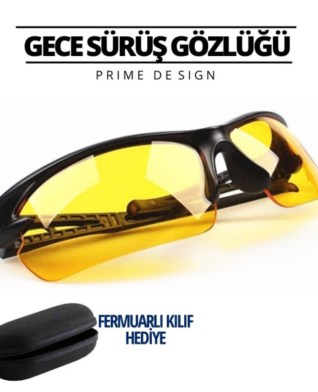 Prime Gece Sürüş ve Sis Gözlüğü Özel Kutulu Prime Gece Sürüş ve Sis Gözlüğü Özel Kutulu