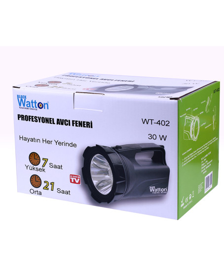 Profesyonel Avcı Feneri 30 W Gücünde Wt-402 Profesyonel Avcı Feneri 30 W Gücünde Wt-402