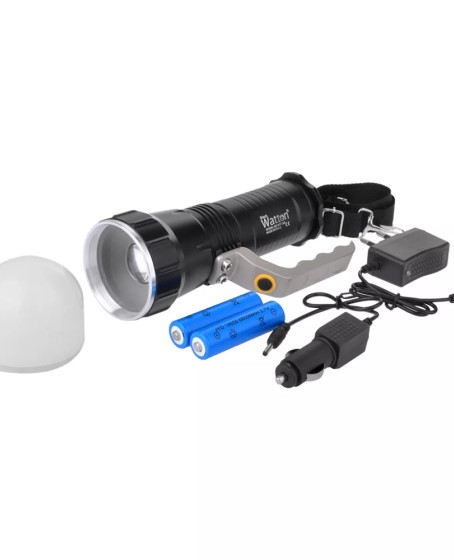 Projektor Modeli Zoomlu Şarjlı El Feneri Wt-129