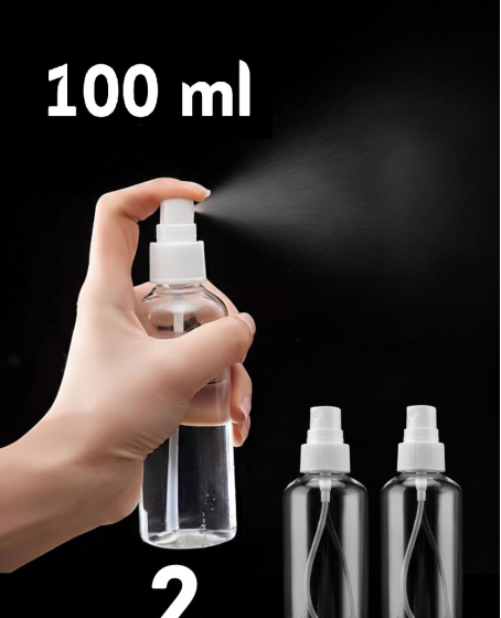 Püskürtücü Boş Sprey Şişe 100 Ml 2 ADET Püskürtücü Boş Sprey Şişe 100 Ml 2 ADET