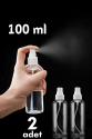 Püskürtücü Boş Sprey Şişe 100 Ml 2 ADET Püskürtücü Boş Sprey Şişe 100 Ml 2 ADET