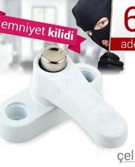 Pvc Kapı Pencere Emniyet Kilidi -  Pimapen Kilidi - ÇELİK - 6 Adet