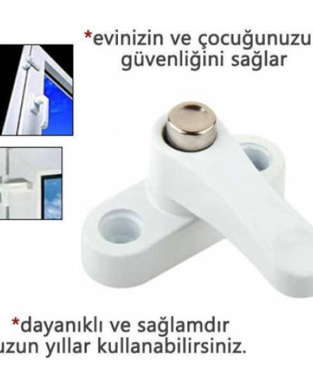 Pvc Kapı Pencere Emniyet Kilidi -  Pimapen Kilidi - ÇELİK - 6 Adet