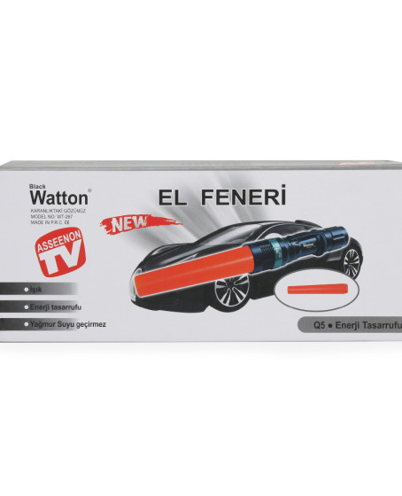 Q5 LED Güçlü Pilli EL Feneri Wt-267 Q5 LED Güçlü Pilli EL Feneri Wt-267
