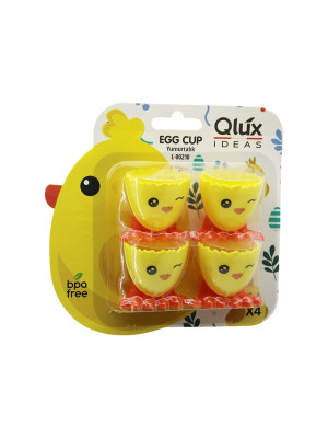 4PCS YUMURTALIK EMOJİ DESEN RENKLİ PLASTİK CİVCİV AYAKLI KIRIK YUMURTA KABUK MODEL
