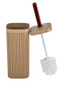 Rattan Wc Klozet Temizleme Fırçası - Antrasit Rattan Wc Klozet Temizleme Fırçası - Antrasit