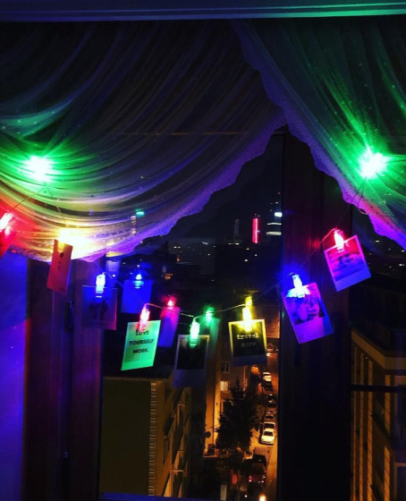Renkli Işıklı Mandallı Fotoğraf Albümü 10 lu - RGB Renkli Işıklı Mandallı Fotoğraf Albümü 10 lu - RGB