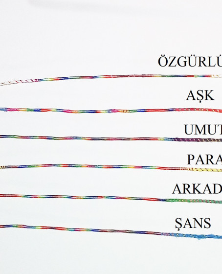 Renkli Şans Bileklikleri ( 6 Adet )