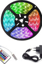 Rgb Şerit 5 Metre 16 Renkli Kumandalı Adaptörlü Çift Taraflı Bant Rgb Şerit 5 Metre 16 Renkli Kumandalı Adaptörlü Çift Taraflı Bant
