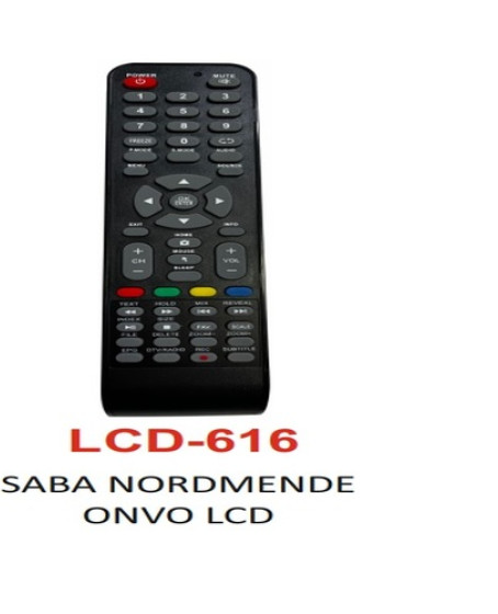 Saba - Nordmende - Onvo LCD Uyumlu Tv Kumandası - LCD 616