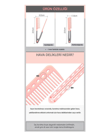 Saçlara Kolay Şekil Veren Saç Kurutma Fırçası APIEU Easy Hair Dry Brush Saçlara Kolay Şekil Veren Saç Kurutma Fırçası APIEU Easy Hair Dry Brush