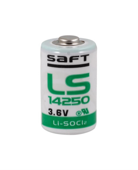 Saft LS 14250 3.6V 1/2 AA Size Lithium Pil (Li-SOCI2) Saft LS 14250 3.6V 1/2 AA Size Lithium Pil (Li-SOCI2)