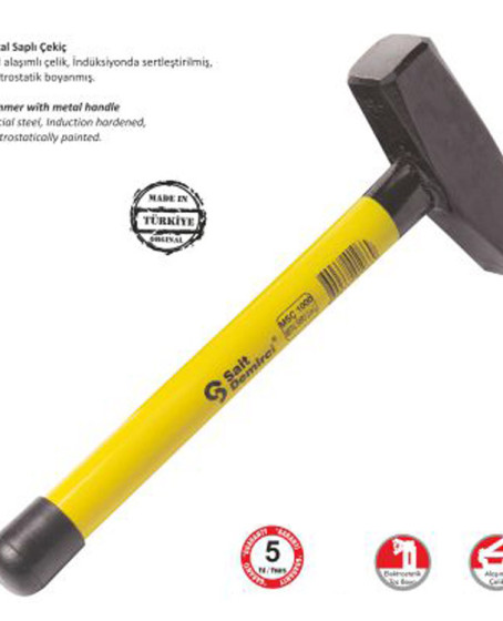 Sait Demirci Metal Saplı Çekiç 1500 gr