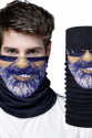 Sakallı Yüz Desenli Baf Buff – Çok Amaçlı Boyunluk & Maske 1 No