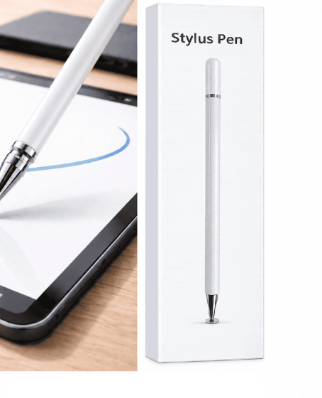 Redmi Note 12 PRO 4G Uyumlu Dokunmatik Stylus Kalem Disk Uçlu Hassas Beyaz Tablet Telefon Çizim Kalemi