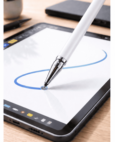 Redmi Note 12 PRO 4G Uyumlu Dokunmatik Stylus Kalem Disk Uçlu Hassas Beyaz Tablet Telefon Çizim Kalemi