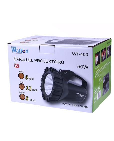 Şarjlı 50 W Büyük Fener Wt-400