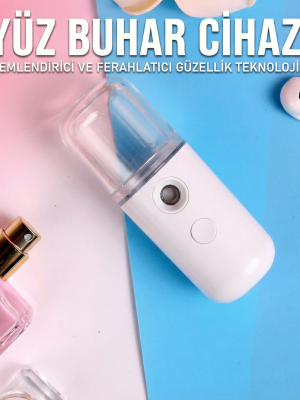 Şarjlı Mini Yüz Nemlendirici Dezenfektan Cihazı Mist Sprayer