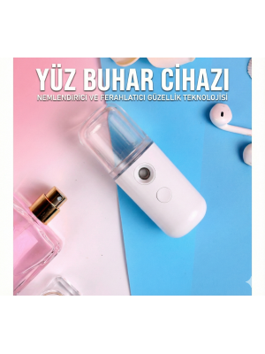 Şarjlı Mini Yüz Nemlendirici Dezenfektan Cihazı Mist Sprayer