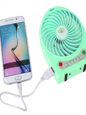 Şarjlı Taşınabilir Mini Fan - Vantilatör Şarjlı Taşınabilir Mini Fan - Vantilatör