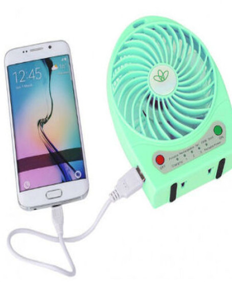 Şarjlı Taşınabilir Mini Fan - Vantilatör Şarjlı Taşınabilir Mini Fan - Vantilatör