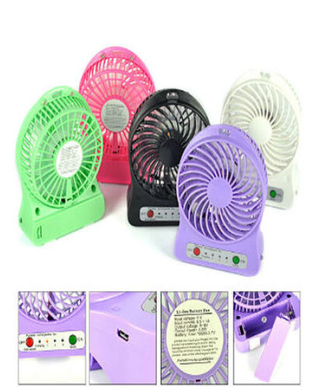 Şarjlı Taşınabilir Mini Fan - Vantilatör Şarjlı Taşınabilir Mini Fan - Vantilatör