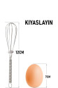 Sciacca Mini Çırpıcı Çelik 2 adet