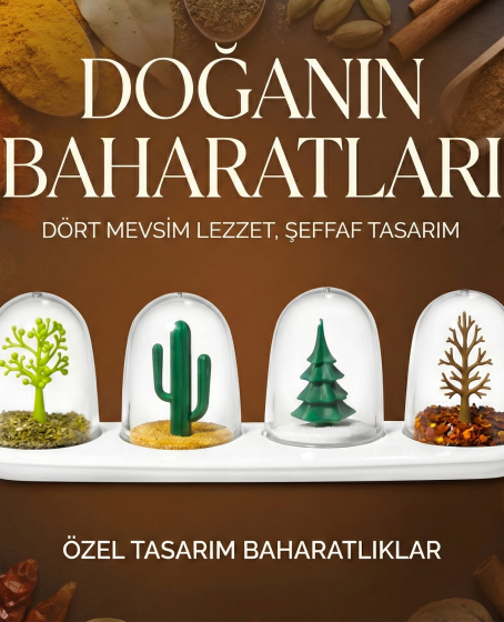 Seasoning Shakers Dört Mevsim Baharatlık Seasoning Shakers Dört Mevsim Baharatlık