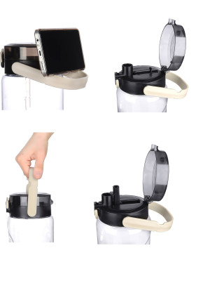 Şeffaf Matara - 1500 ml - 50,7 oz - WATERMODE Matara