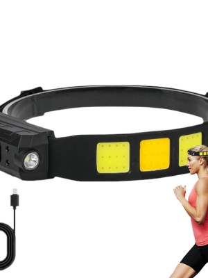 Sensörlü Cob XPG Led Kafa Lambası WT-066