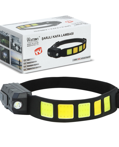 Sensörlü Cob XPG Led Kafa Lambası WT-066