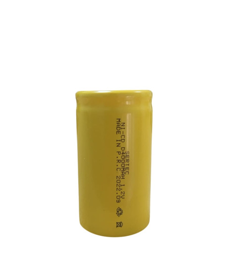 Sertec - 1.2V 4000 Mah - D Büyük Boy - Ni-CD Şarjlı Pil - (Başsız / Flat Head)