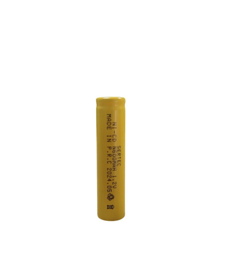 Sertec - 1.2V 600 Mah - N Boy - Ni-CD Şarjlı Pil - (Başsız / Flat Head)
