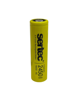 Sertec 18650 3.7V 2450 Mah 5C Li-Ion Şarjlı Pil Sertec 18650 3.7V 2450 Mah 5C Li-Ion Şarjlı Pil