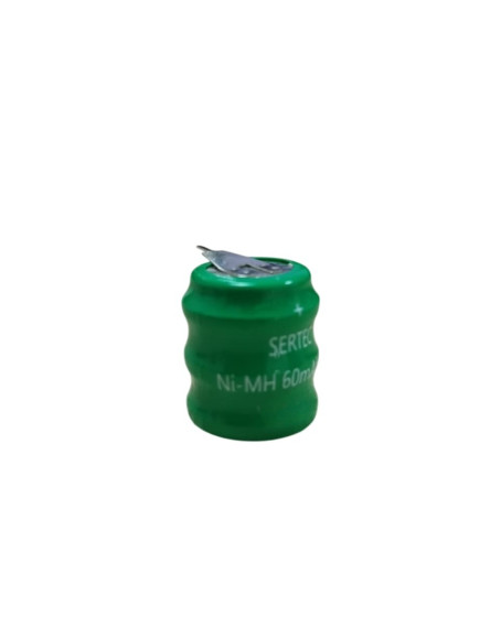 Sertec - 3.6V 3S1P 60 Mah 2 Pin NI-MH Buton Pil
