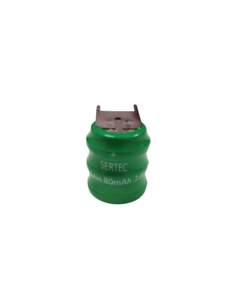 Sertec - 3.6V 3S1P 80 Mah 3 Pin  NI-MH Buton Pil