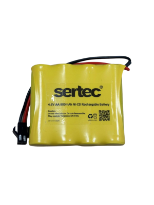 SERTEC 4.8V 4S1P AA 800 MAH KABLO + SİYAH KONNEKTÖRLÜ OYUNCAK PİLİ SERTEC 4.8V 4S1P AA 800 MAH KABLO + SİYAH KONNEKTÖRLÜ OYUNCAK PİLİ