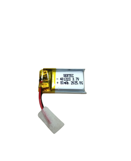 Sertec 401223 3.7V 80 mAh Li-Polymer Pil (Devreli/1.5A) Sertec 401223 3.7V 80 mAh Li-Polymer Pil (Devreli/1.5A)