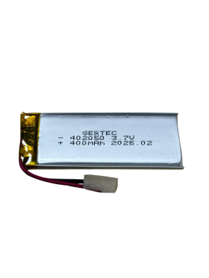 Sertec 402050 3.7V 400mAh Li-Polymer Pil (Devreli/1.5A) Sertec 402050 3.7V 400mAh Li-Polymer Pil (Devreli/1.5A)