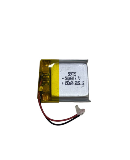 Sertec 502020 3.7V 150mAh Li-Polymer Pil (Devreli/1.5A)