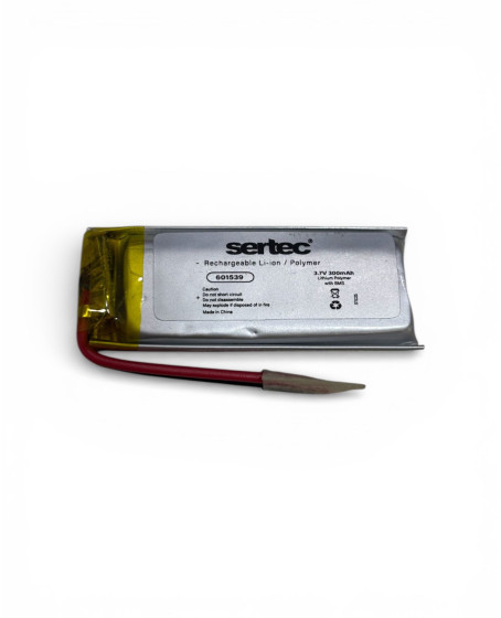 Sertec 601539 3.7V 300 MAh Li-Polymer Pil (Devreli/1.5A)