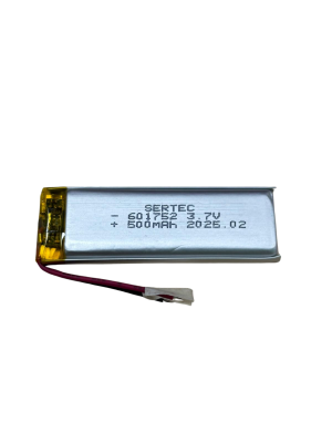 Sertec 601752 3.7V 500 MAh Li-Polymer Pil (Devreli/1.5A) Sertec 601752 3.7V 500 MAh Li-Polymer Pil (Devreli/1.5A)