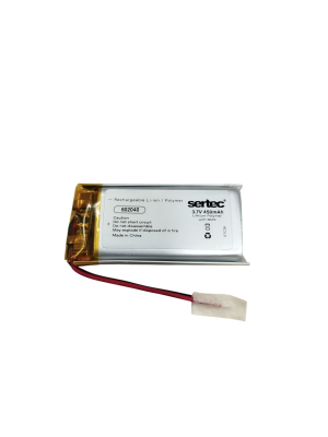Sertec 602040 3.7V 450 mAh Li-Polymer Pil (Devreli/1.5A) Sertec 602040 3.7V 450 mAh Li-Polymer Pil (Devreli/1.5A)